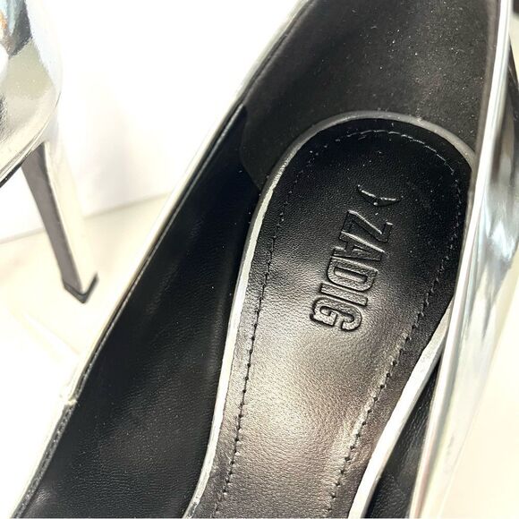 Zadig and Voltaire Perfect Mirror Leather Pumps With Wing Logo Sz 8 (39) NIB - Picture 8 of 14